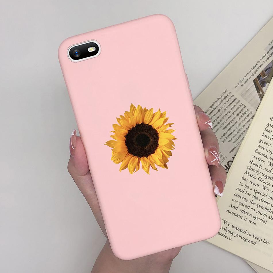 For OPPO A1K Phone Case Daisy Flower Heart Cover Silicone Soft Coque For oppo a1k RMX1941 A1K A1 k Oppo Realme C2 RealmeC2 Funda