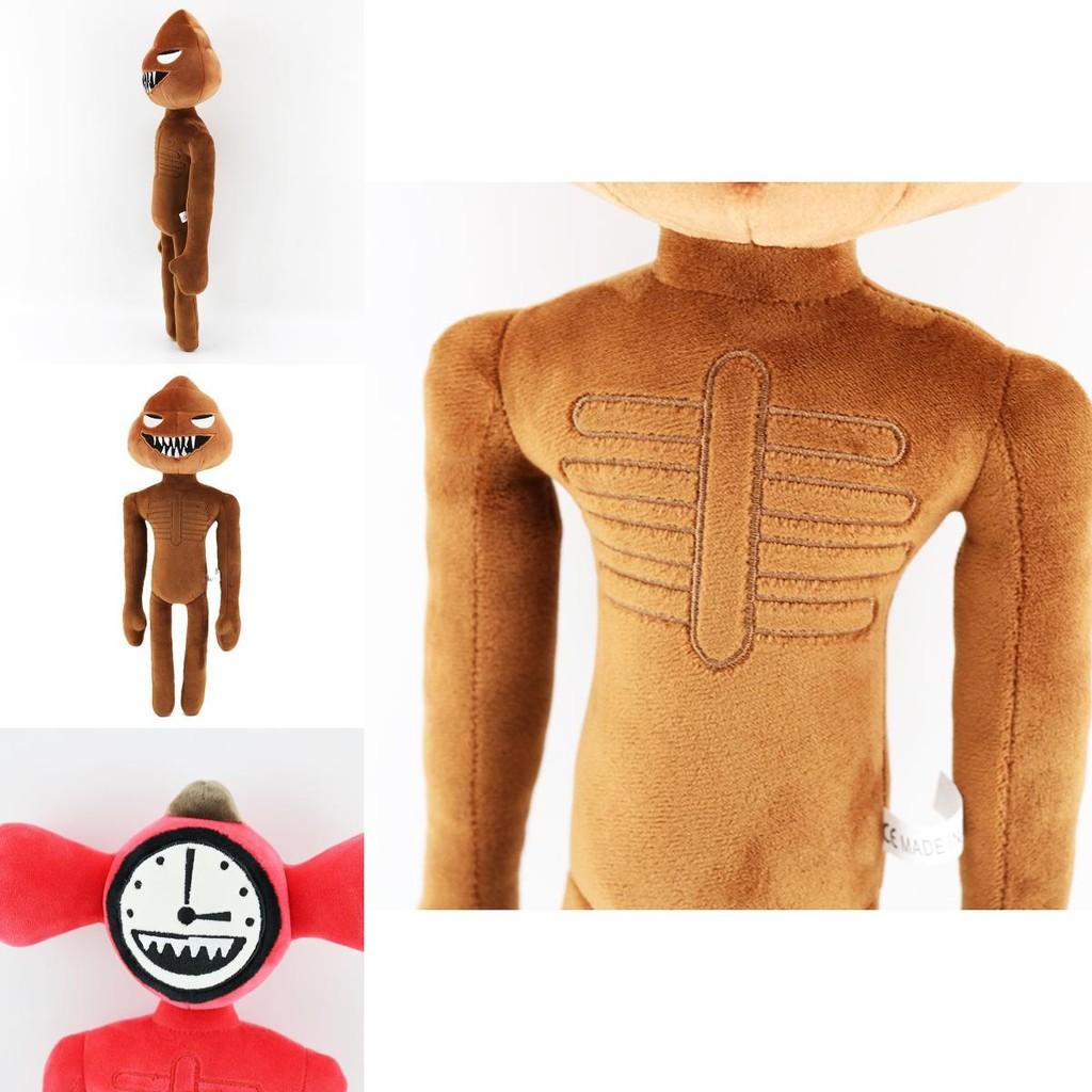 Siren Head Horror Plush Toy Featuring Adorable Big Mouth Clock Poop Monster Design For Kids