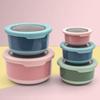 Stainless Steel Insulated Lunch Box with Lid Kitchen Food Sealed BoxHousehold Refrigerator Insulated Bowl