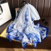 Summer Scarf Women Outdoor Sunscreen Shawl Soft Bandanna Foulard Female Floral Silk Shawl Lady High Quality Head Hijab Wrap