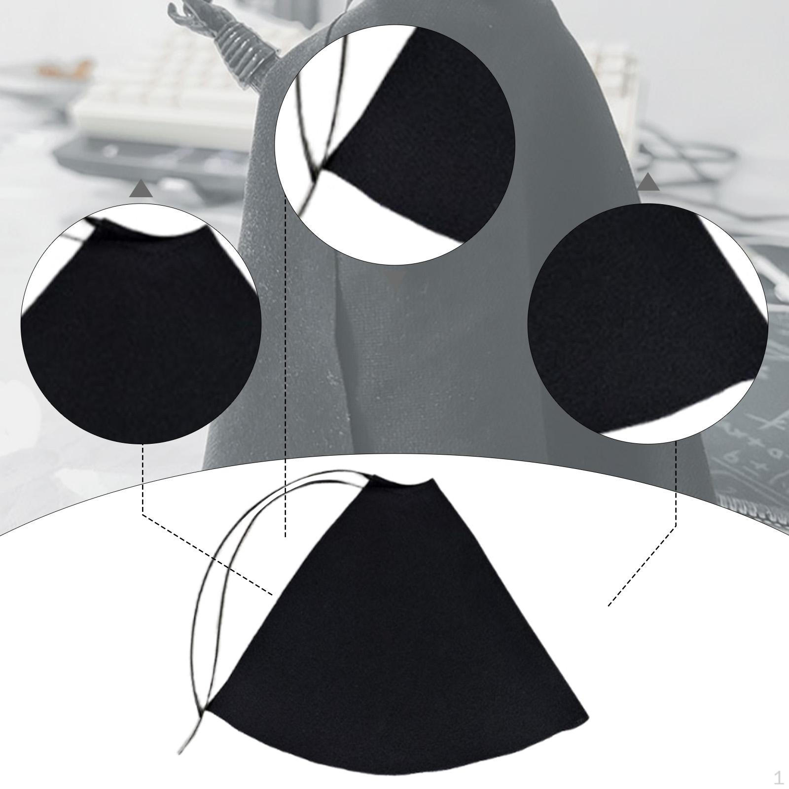 

Набор одежды плаща для экшн-фигурки 1/12 для мужских фигур black