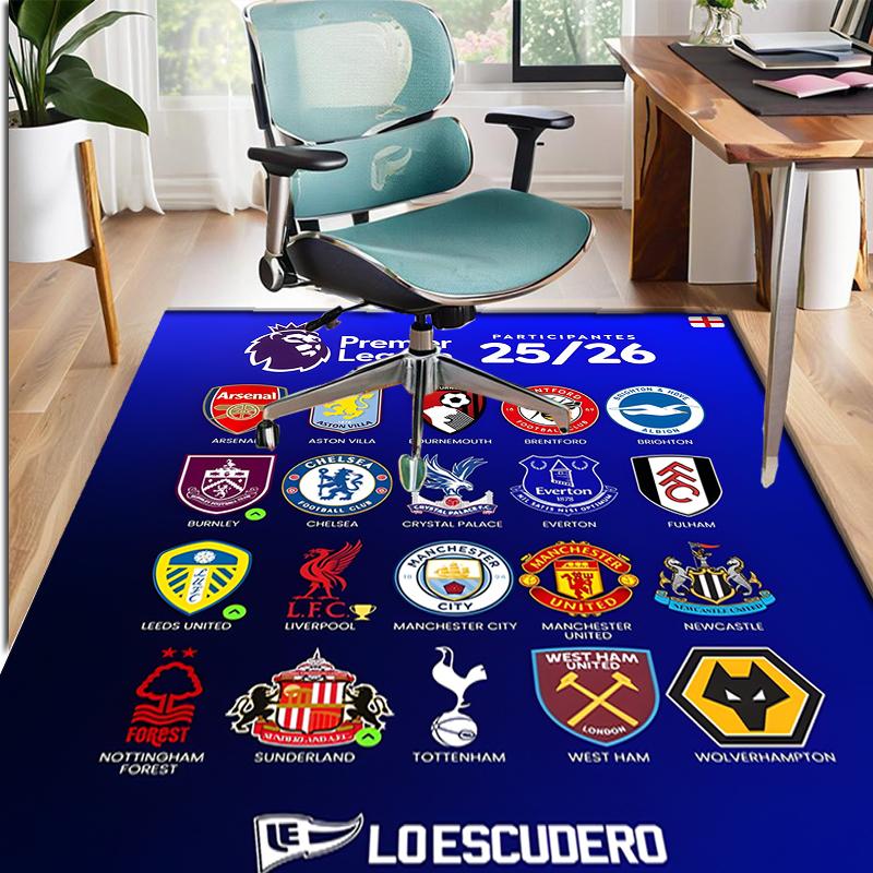 Chelsea F.C Pattern Rug, Indoor/Outdoor Mat, for Picnic, Gameroom, Bedroom, Office, Living Room, Home Decor Carpet, Birthday Gift