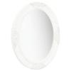 VidaXL Wall Mirror Baroque Style 50x60 Cm White 320348