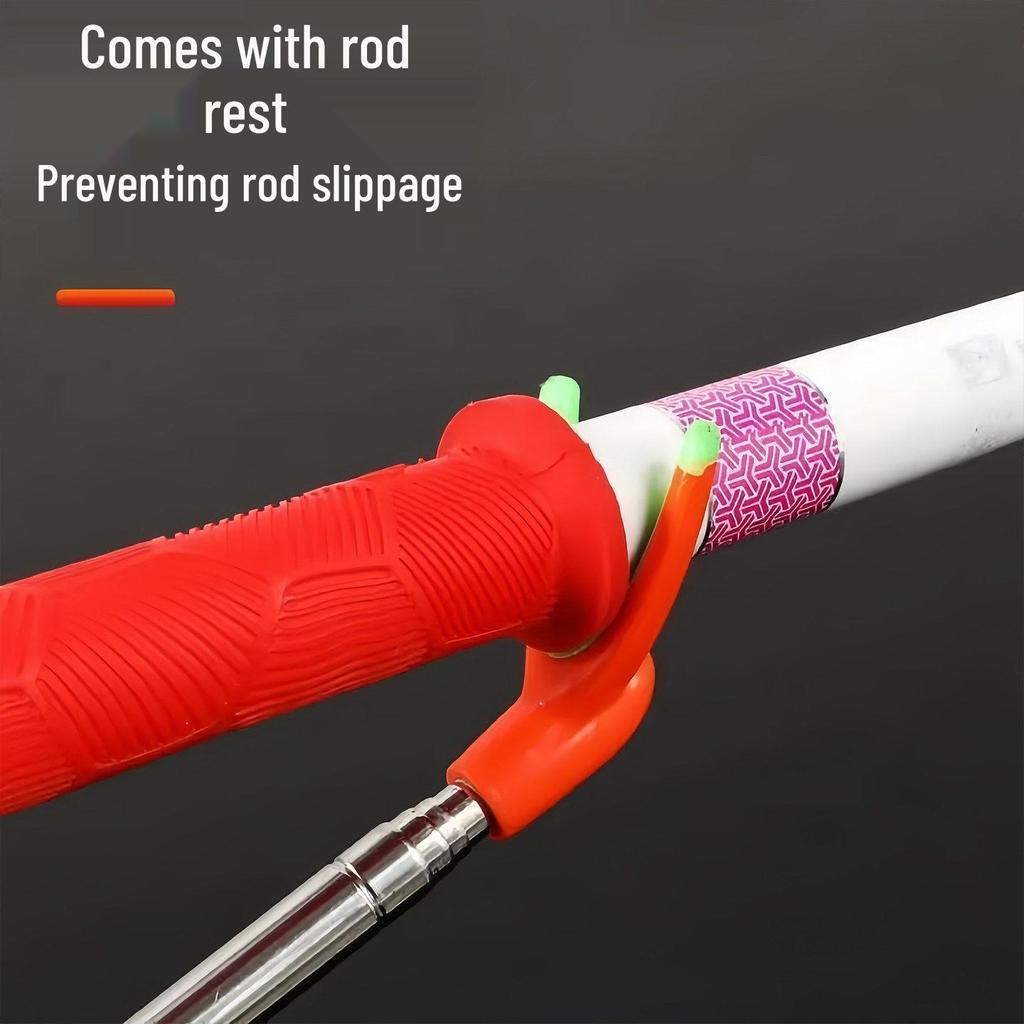 Universal Non-Slip Fishing Rod Grip Tape with Handle Cover - Upgraded Silicone, Extended, Thickened Design, Wear-Resistant, Secure Rod Stopper
