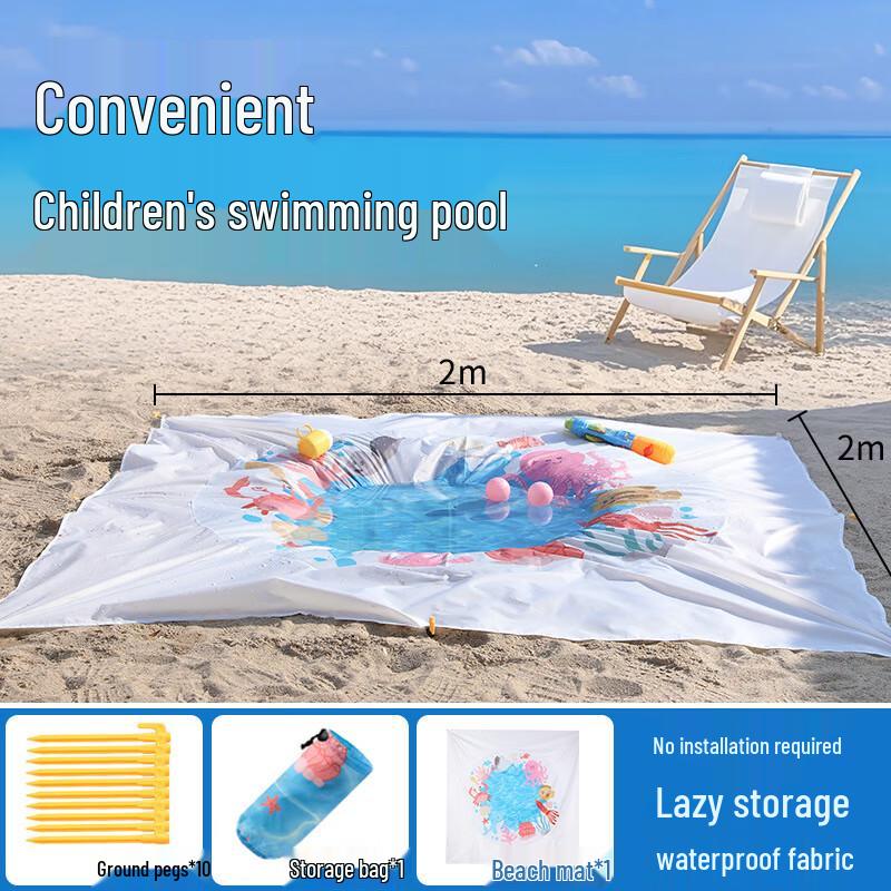 OEING Foldable 2-in-1 Camping Mat & Beach Blanket