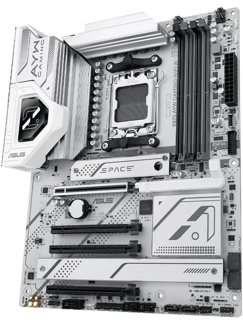 

ASUS AMD Socket AM5 Motherboard with X870 ATX Compatible for AMD Ryzen and 7000 Series Processors X870 AYW GAMING WIFI W Japanese 9000, 8000, /