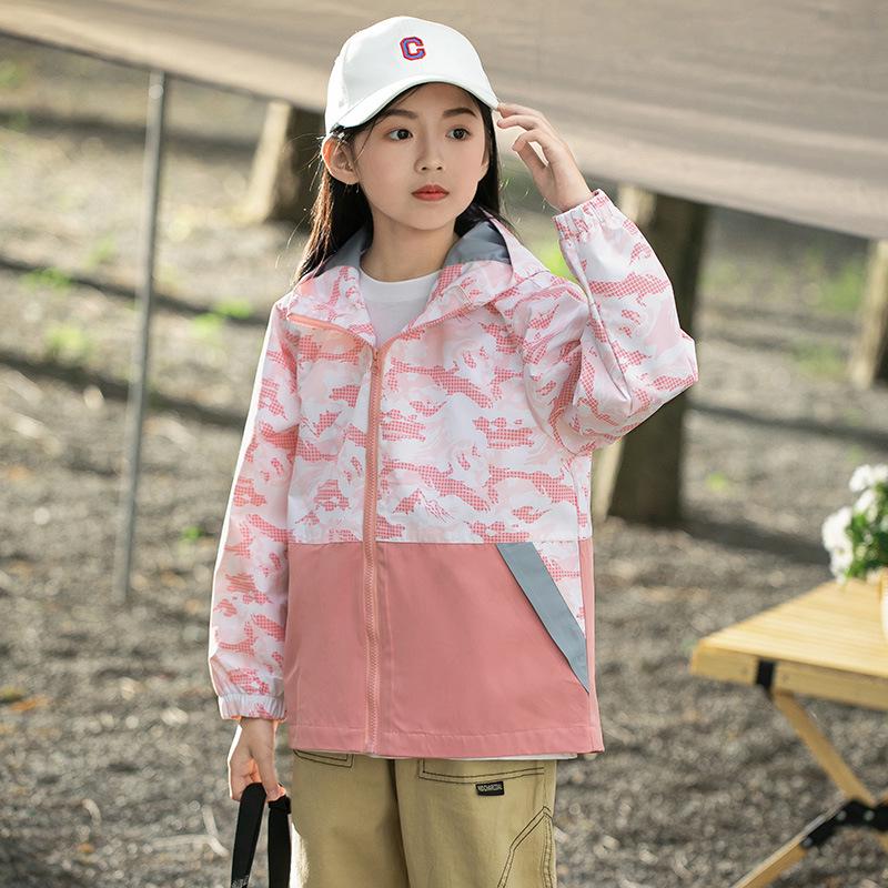 Vattentätt Vindsäkert Jacksett för Barn Höst/Vinter: Flickors 3-i-1 Foder, Pojkars 2-delad