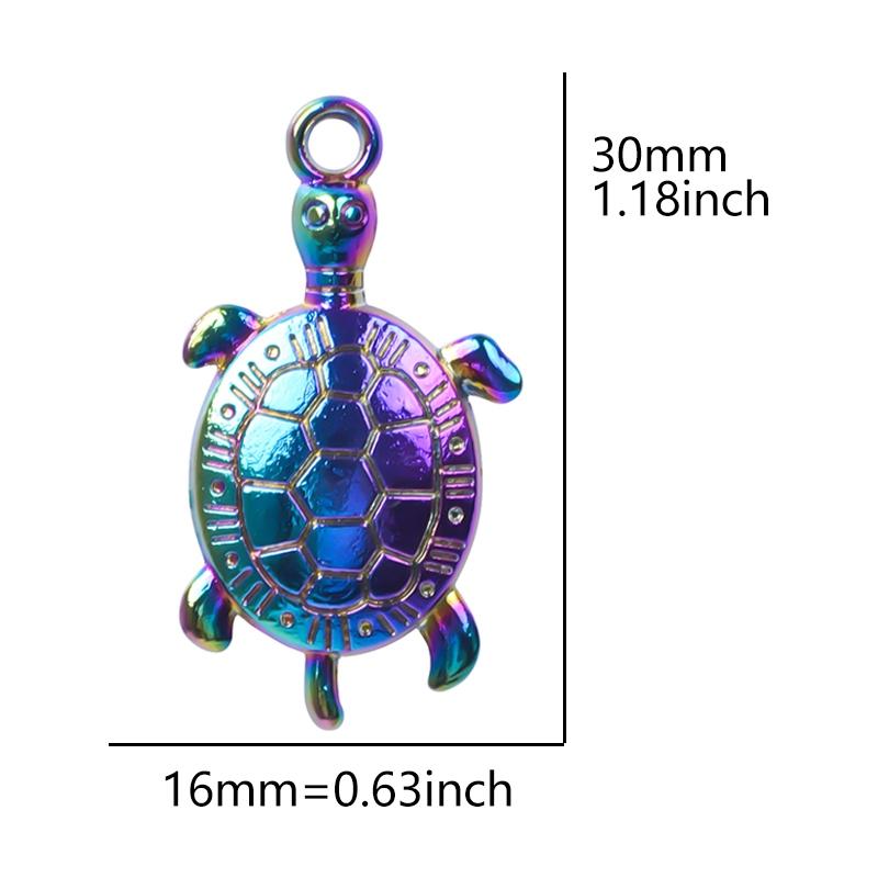 10pcs/Lot Multistyle Animal Pendants Rainbow Charms For Jewelry Making Supplies Eagle Bat Elephant Charm Frog Duck Shark Pendant