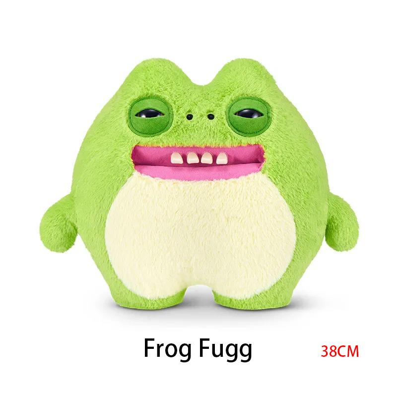 38cm Ugly Cute Monster Plush Toy Funny Teeth Animal Throw Pillow Sofa Decor Doll Creative Gift