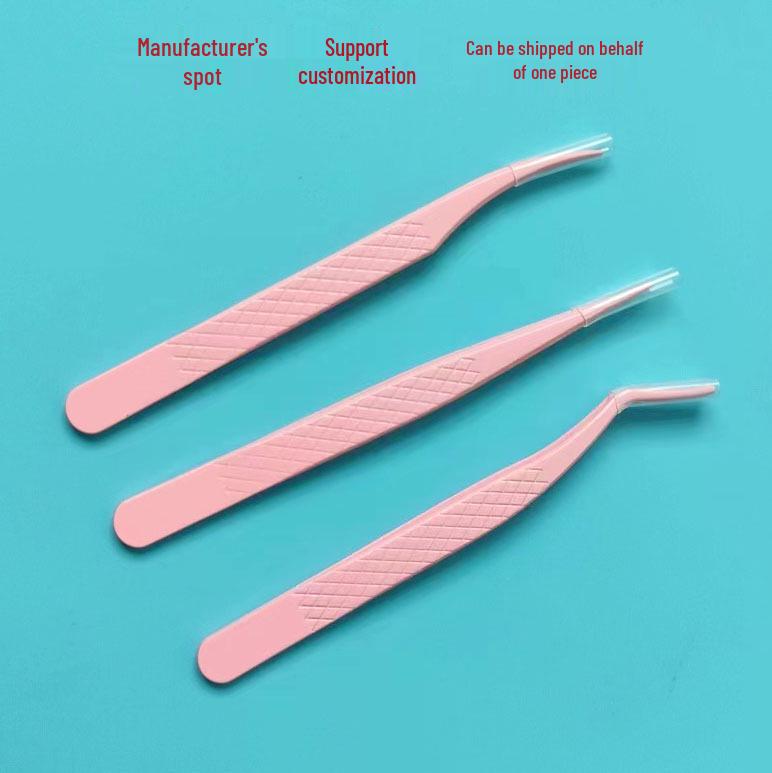 

Dolphin Gold Eyelash Tweezers for Professional Application