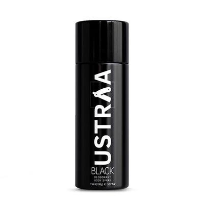 Black Deodorant Spray For Men, 150Ml Strong & Intense Fragrance, Boosts Freshness, Fights Bad Odour
