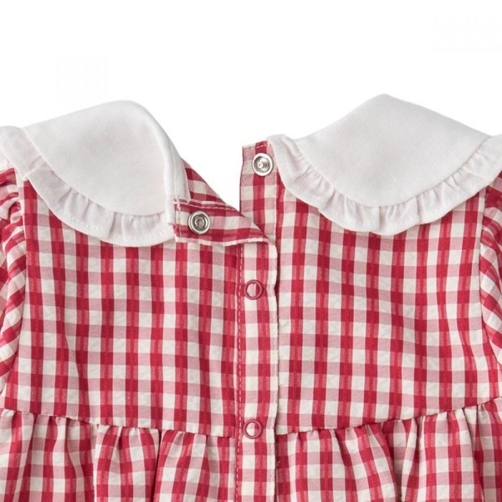 Mink Mui Strawberry Check Set Bodysuit  36113 604 10 