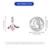 Bead Charms Copper Charm Bead Charms Authentic Handbag Highheeled Shoes Pendant Bead Charms Compatible With Bracelets Jewellery Diy Women Gift Access
