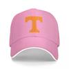 Cappellino Unisex in Cotone per Donne Uomini Moda Tennessee Cappellino da Baseball Università Regolabile Cappello da Esterno Streetwear