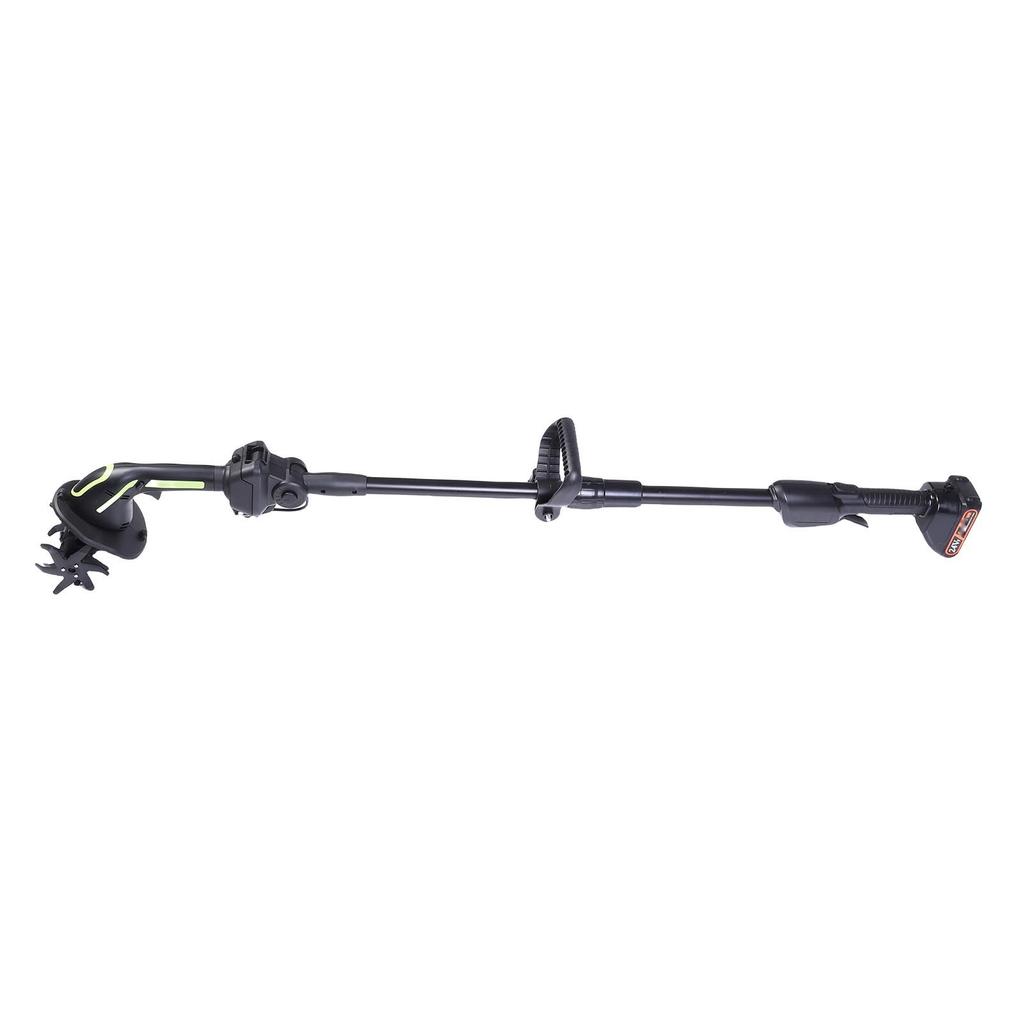 Cordless Tiller Cultivator Rechargeable Electric Garden Tiller Battery Powered Rototiller with 2 Batteries for Lawn