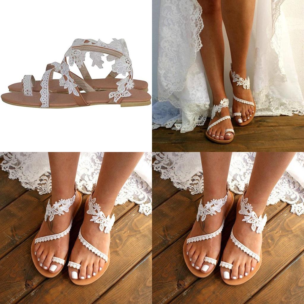 Stylish Ladies Flat Casual Shoes With Sexy Lace And Breathable Design