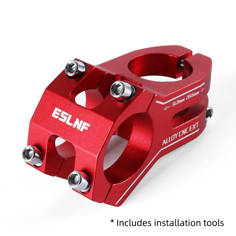 ESLNF 31.8 Stem 45mm Bike Short Stem Aluminum Mountain Bicycle Handlebar Stem for Bicycle Road Bike MTB BMX