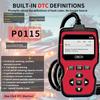 Compacted OBD2 Engine Fault Scanner With 10 Language Support And Large Display For Quick Vehicle Problem Detection