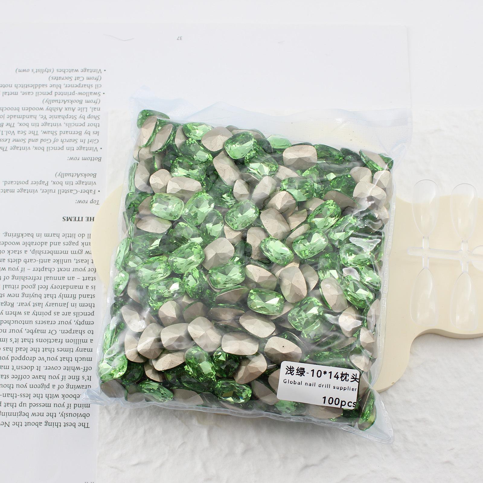 

10 * 14 мм заостренное дно большая подушечка маникюр алмаз стекло закругленный угол ногти аксессуары для маникюра своими руками ювелирные изделия хрустальный маникюр алмаз 1 piece