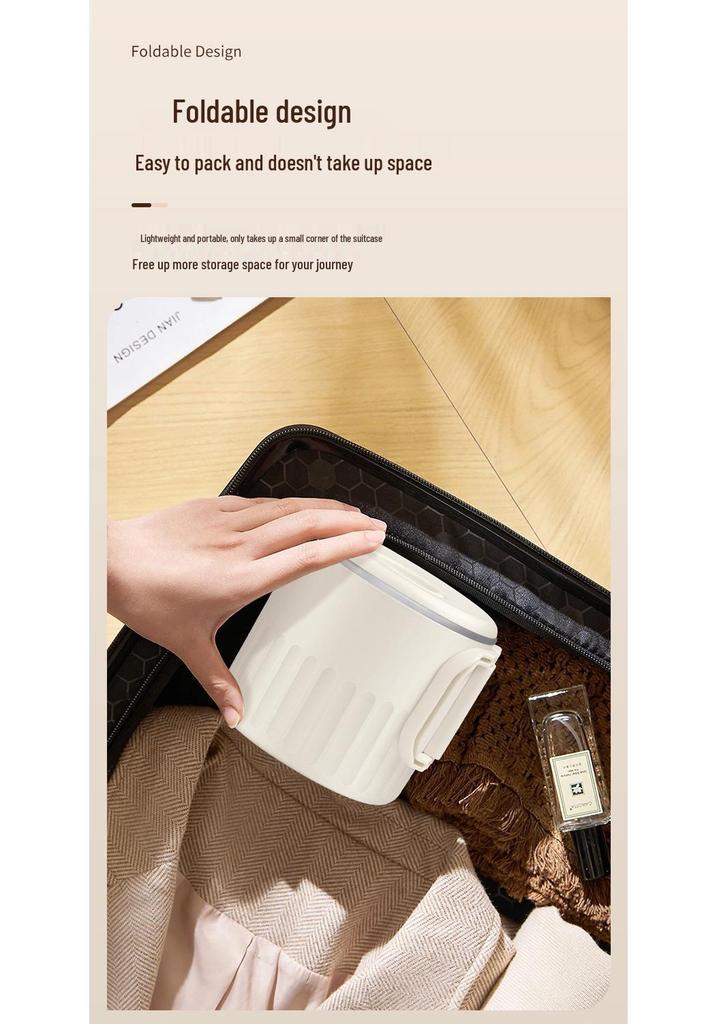 Portable Folding Electric Travel Kettle & Water Bottle
