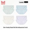 Maoren 10A Modal Antibacterial Seamless Mid-Waist Women's Briefs (4-Pack)