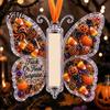 Graduation Money Gift Box Acrylic Butterfly Cash Ornament, Christmas Halloween Holder with Clear Rolled Bill Storage Container Compartment,