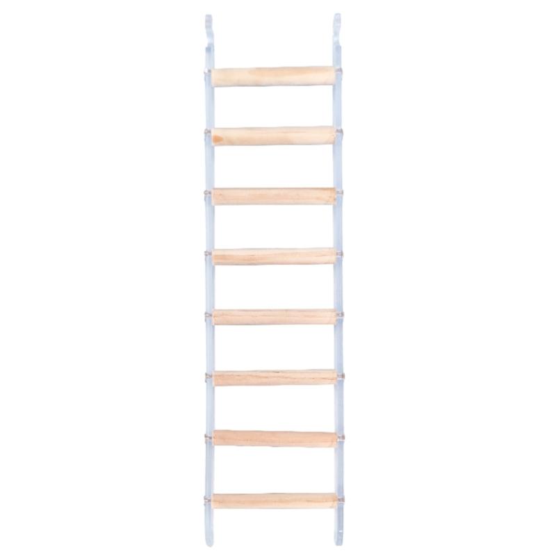 Vogelstange Naturholzständer für Papageien Sittiche Zubehör Wellensittiche Leiter Kratzbäume für Kleine Mittlere Papageien Ständer Spielzeug