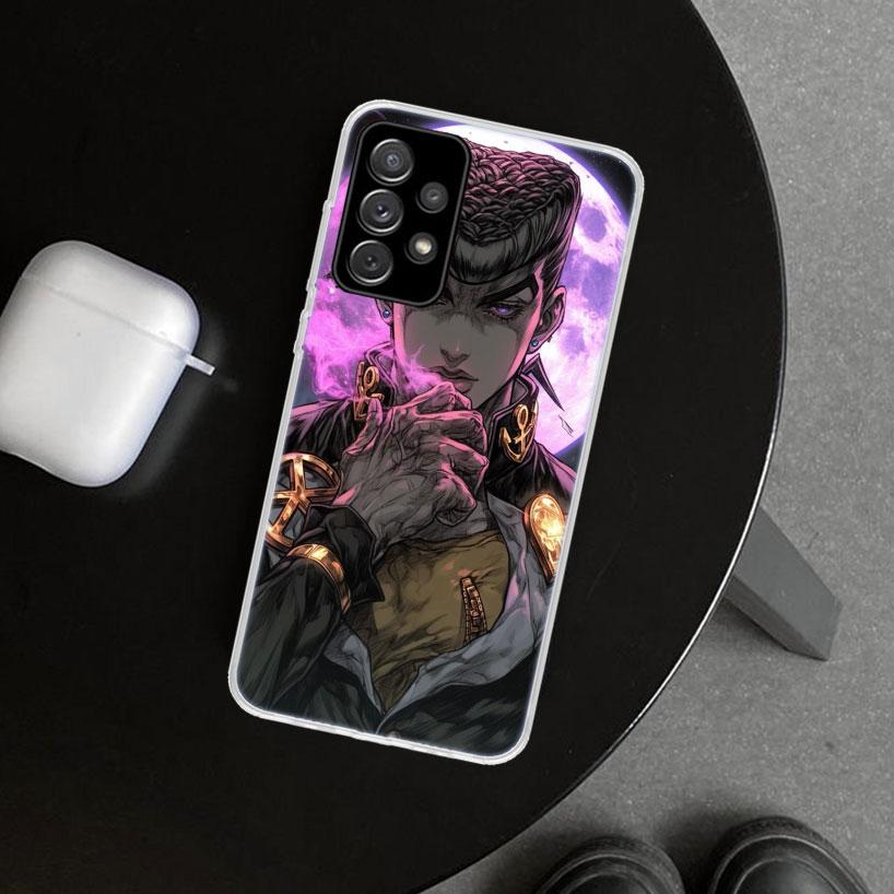 JoJo Adventure Higashikata Josuke Phone Case Cover for Samsung Galaxy A12 A22 A32 A52 A72 A02S A51 A50S A31 A20S A10S Note 20 Ul