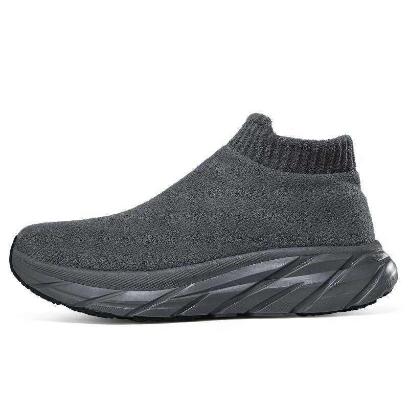 Autumn and winter new shoes large size platform socks shoes travel velvet warm casual sports shoes cotton shoes