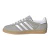 Adidas Originals Gazelle Indoor Leather Casual Comfortable Durable Low-Top Sneakers Women Sneakers Gray JQ7008