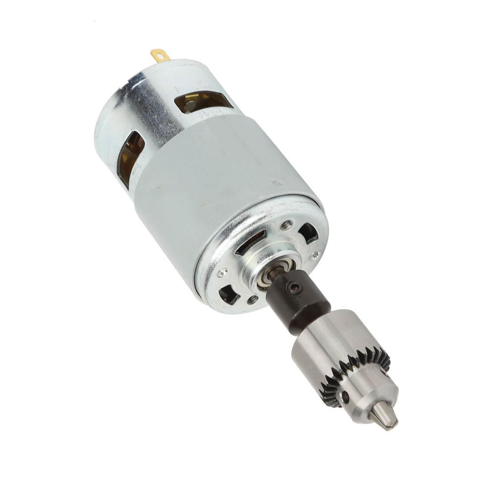 Motore Elettrico 775 ad Alta Potenza e Grande Coppia 12V 30V con Cuscinetti a Sfera e Ventola di Raffreddamento