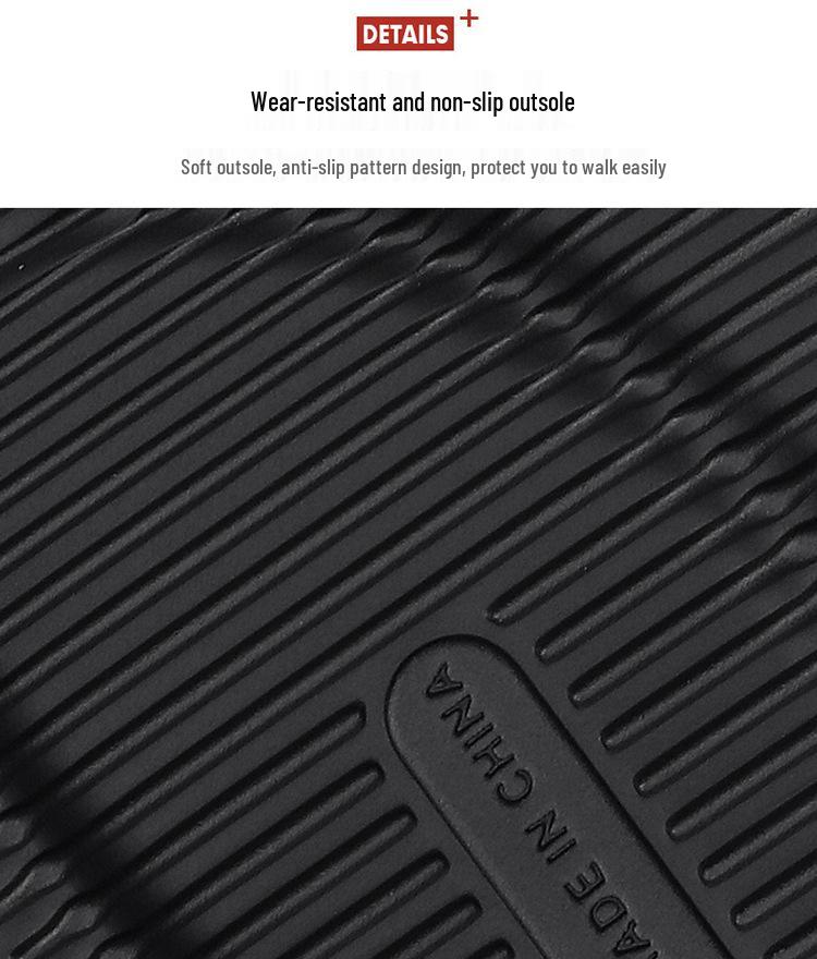 Men's XL Non-Slip Thick-Soled Summer Slippers for Outdoor, Home, and Beach
