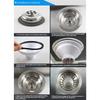 Kitchen Sink Strainer 114MM Drainer Washing Basin Sink Drain Filter Basket Anti-Clogging Sink Food Catcher Basket Sink Accessori