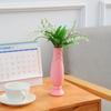 1 Pz Vaso per fiori moderno Vaso di plastica bianco rosa Vaso per fiori Cesto Nordico Casa Soggiorno Decorazione Ornamento Disposizione floreale