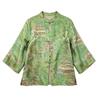 New Chinese style national style shirt women's new foreign style top diagonal placket thin top