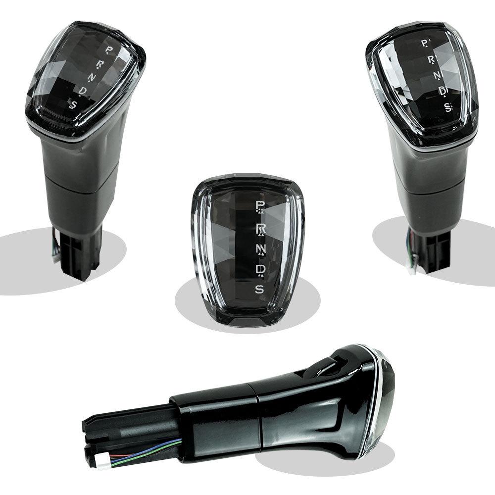N-BOX Crystal Gear Shift Knob with Seven-Color Ambient Light