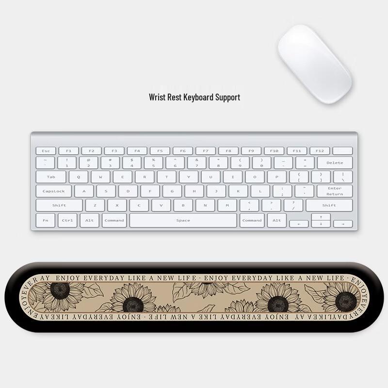 Ergonomic Sunflower Wrist Rest Set