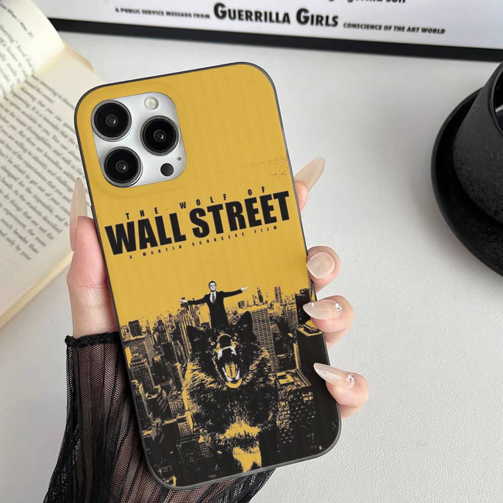 TV The W-Wolf Of W-Wall S-Street Soft Corrugated Phone Case For IPhone 11 12 13 14 15 16 17 Pro Max Plus Pro Shockproof Cover