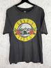 80s Vintage Guns N Roses 1987 Was Here Heavy Metal Band T-Shirt Black Faded L Unisex T-Shirt