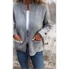 Women S Long Sleeve Solid Color Loose Fit Open Front Cardigan Coat