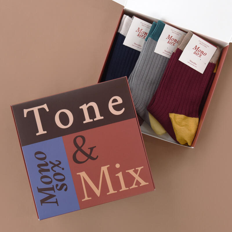 Monosocks 3-piece Gift Set - Tone & Mix B