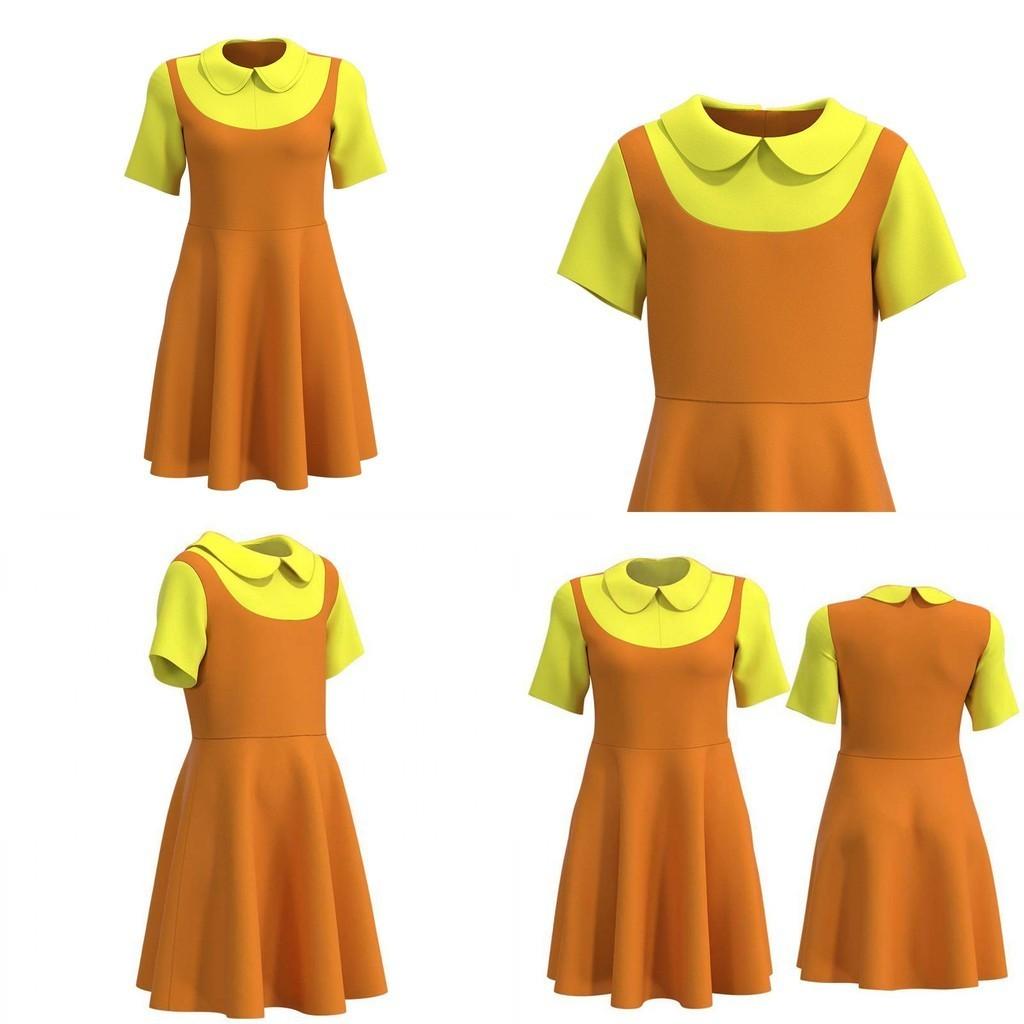 High Quality Squid Game Cosplay Costume Dress New Materials Flexible And Stylish