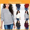 Soft And Cozy Women's Long Sleeve Baggy Pullover Top Knitted Oversized Sweater Jumper