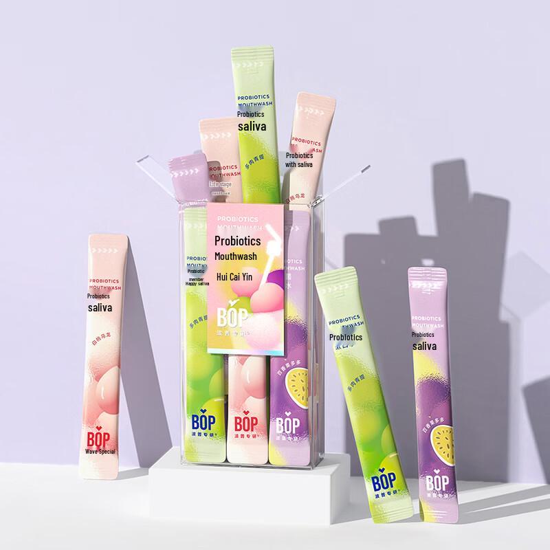 Bopup Probiotic Fresh Breath Mouthwash Strips
