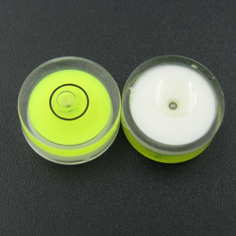 100 buc 15*6mm Plastic Universal Nivel cu Bulă Nivel de Spirit Instrument de Măsurare cu Bulă Stil Ochi de Bou