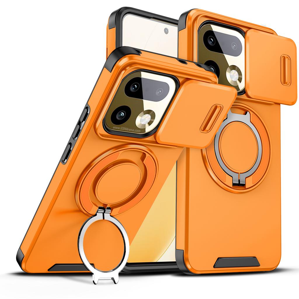 Für Realme 16 Pro + Hülle Realme 16 Pro Handyhülle Realme16 ProPlus Abdeckung Magnetischer Ring Rüstungsgehäuse Magsafe Kabelloses Ladecover