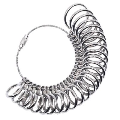 UK Size Ring Sizer A-Z Standard Jewelry Measuring Tool Rings Size Metal Finger Ring Sizer Measure Gauge