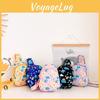 Adorable Korean Style Children's Mini Shoulder Bag Colorful Animal Print Canvas For Lightweight Outings