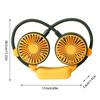 Neck Air Conditioner 2 Speeds Adjustable USB Rechargeable Personal Fan Folding Neck Cooling Fan USB Rechargeable Personal Fan