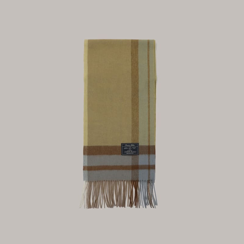 Laminez Vintage Check Wool Muffler - 3 color